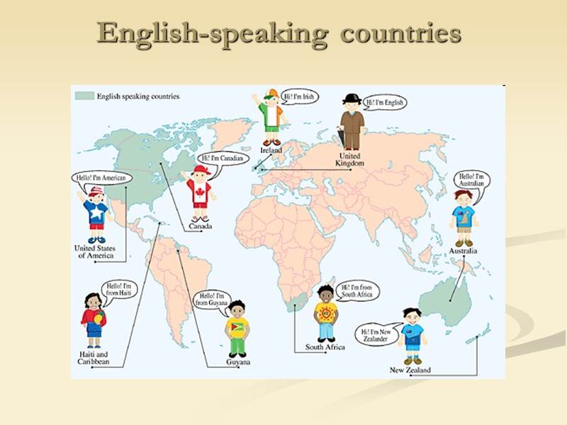 English-speaking countries